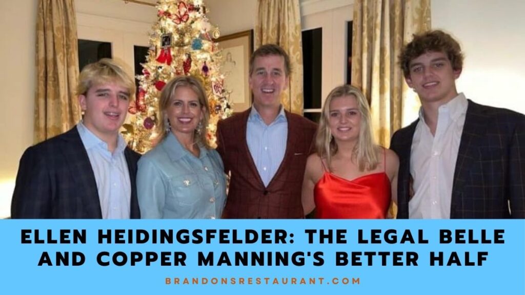 Ellen Heidingsfelder The Legal Belle And Copper Manning's Better Half