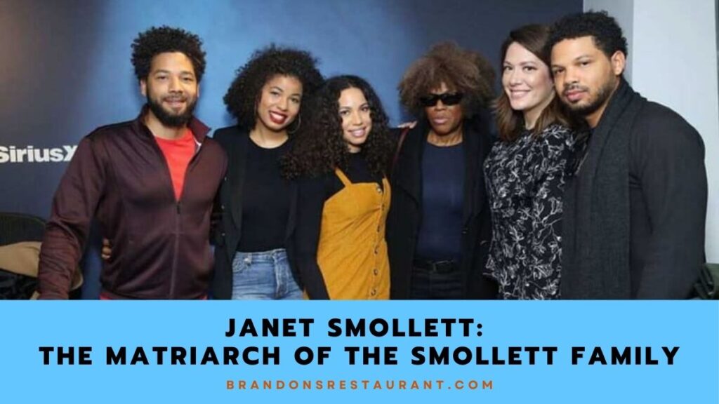 Janet Smollett The Matriarch Of The Smollett Family