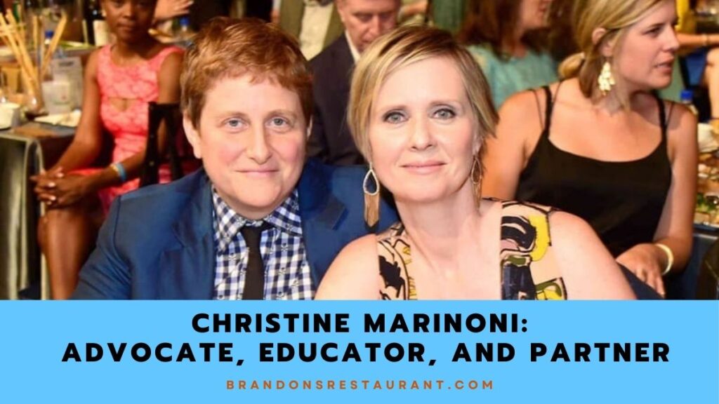 Christine Marinoni Advocate, Educator, And Partner