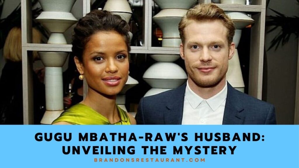 Gugu Mbatha-raw's Husband Unveiling The Mystery