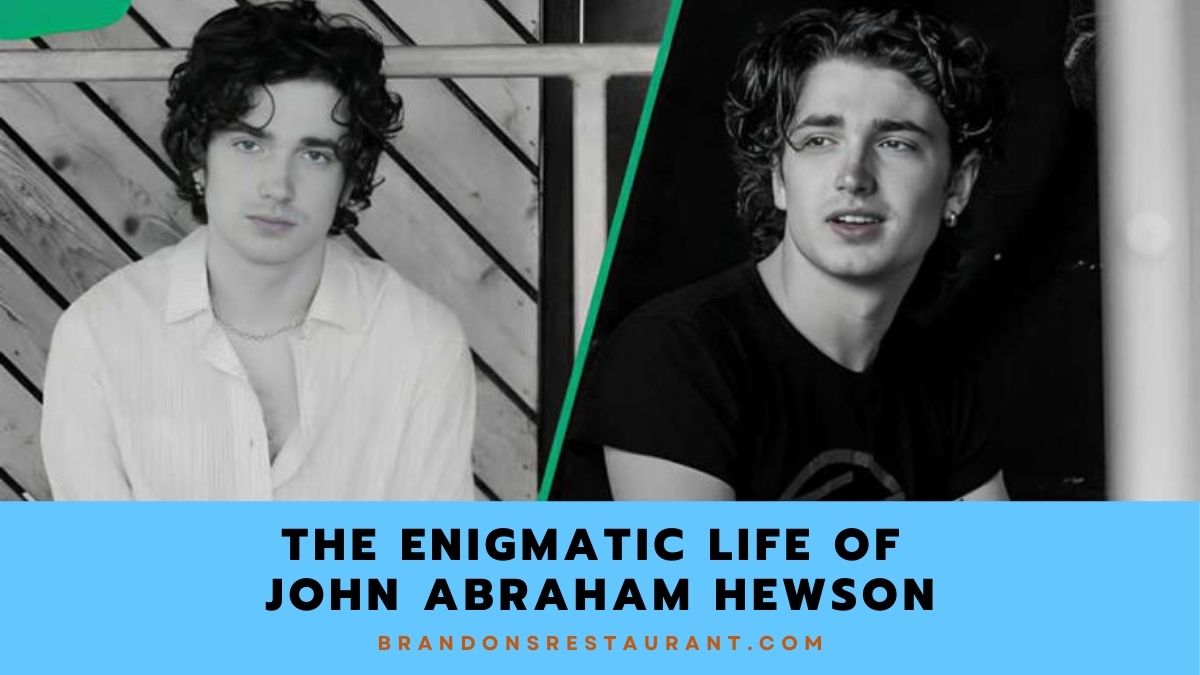 The Enigmatic Life of John Abraham Hewson - Brandon's Restaurant